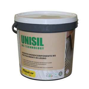 Unisil-Adesivo-Anallergico-Monocomponente-Silanico-Tecnologia-MS-Incollaggio-Pavimenti-in-Legno-Parquet-Chimiver