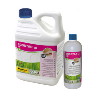 Ecostar-2k-HP-LVT-PVC-Linoleum-Vernice-All'acqua-Poliuretanica-Alifatica-Bicomponente-Trattamento-Pavimenti-Elastici-Chimiver