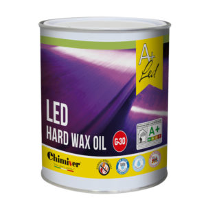 Led-Hard-Wax-Oil-Olio-Cera-Indurimento-LED-Verniciatura-Pavimenti-Legno-Parquet-Professionisti-Industry-Line-Chimiver-1Kg