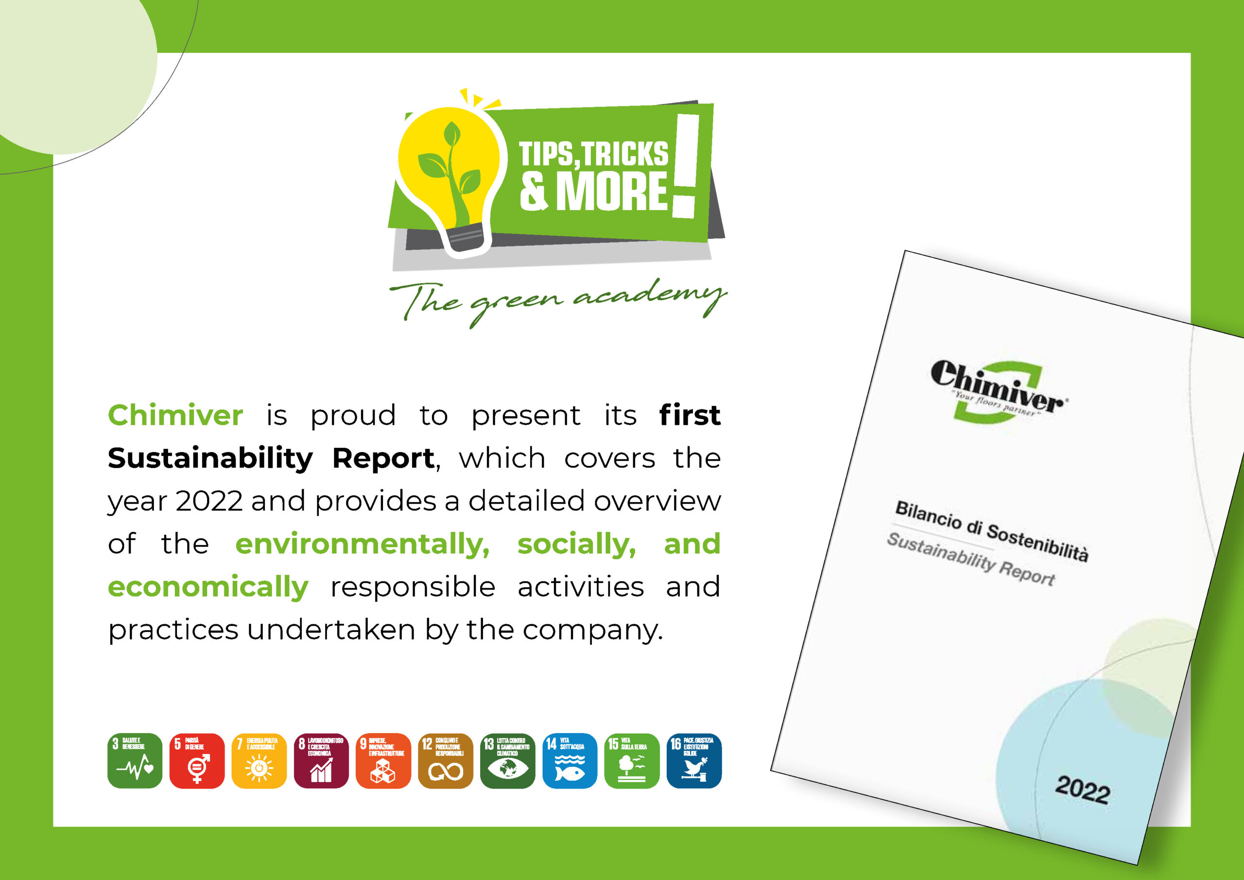 Chimiver presents its first Sustainability Report