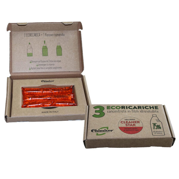 KIT 3 ECORICARICHE Velurex Cleaner Star