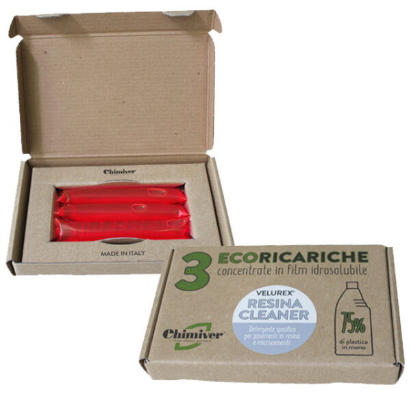 KIT 3 ECORICARICHE Velurex Resina Cleaner