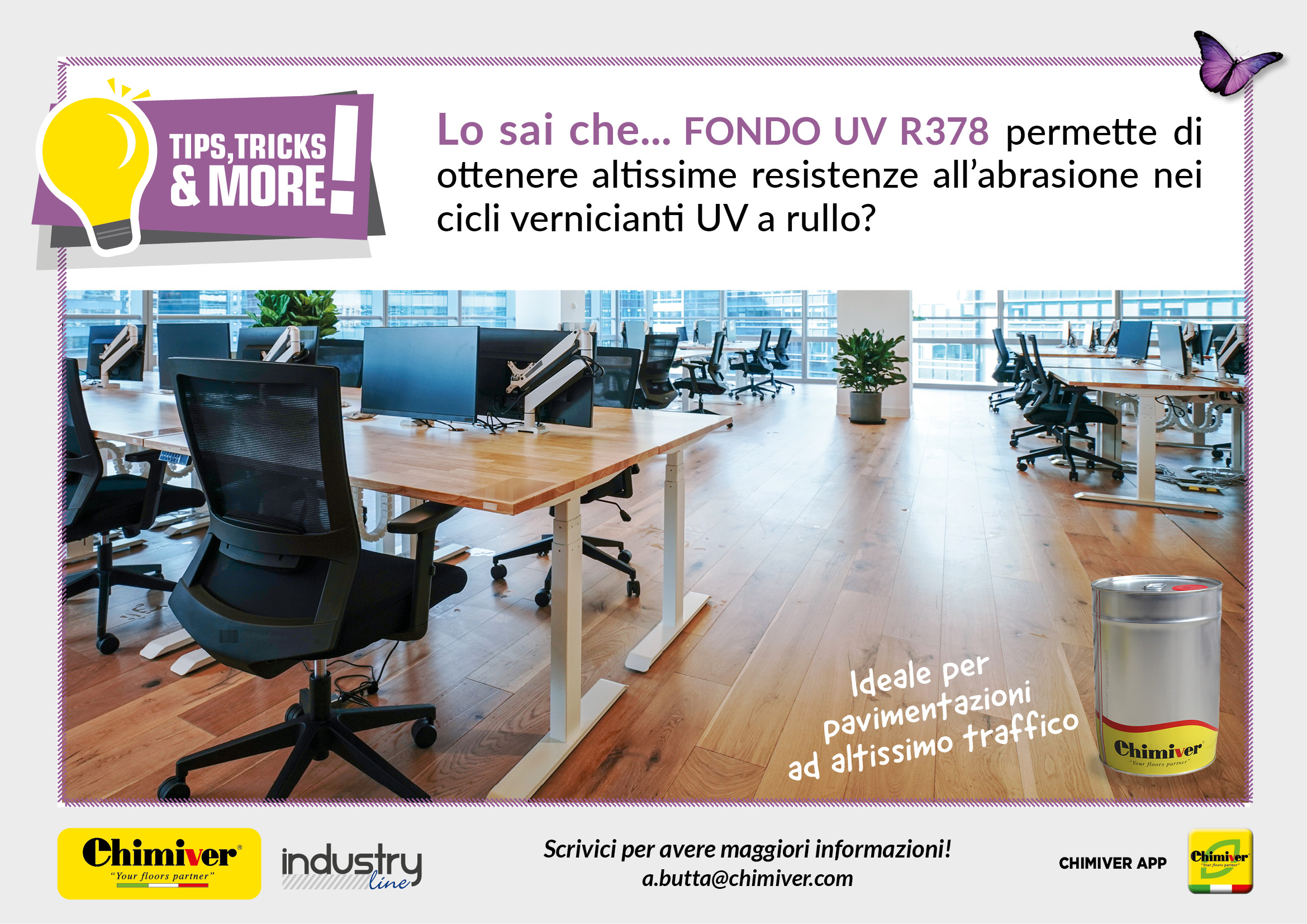 Fondo-UV-R378-Fondo-UV-Cicli-Alta-Resistenza-All'abrasione-Verniciatura-Parquet-Industria-Chimiver