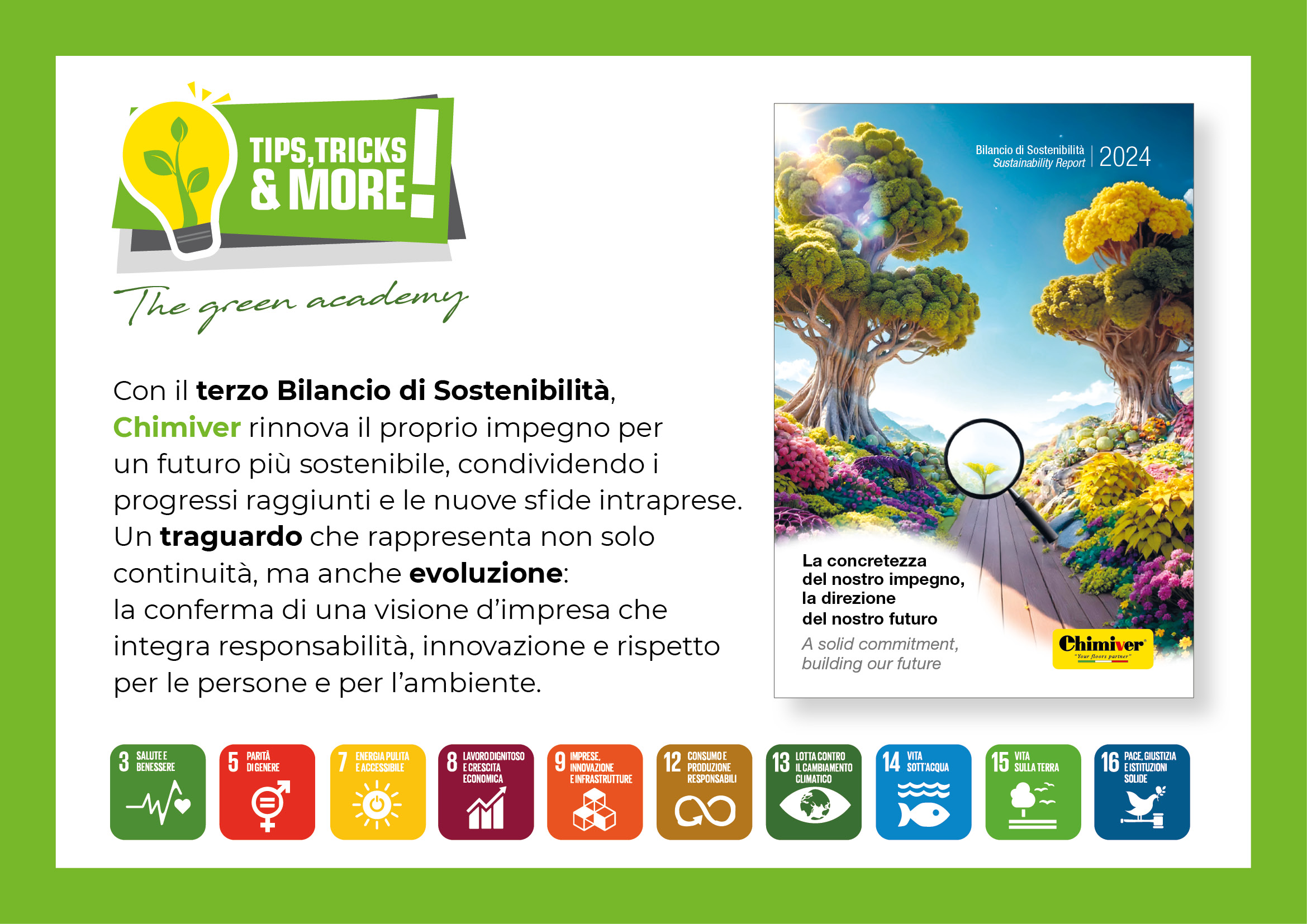 Chimiver presenta il suo terzo Bilancio di Sostenibilità: un impegno concreto verso un futuro responsabile