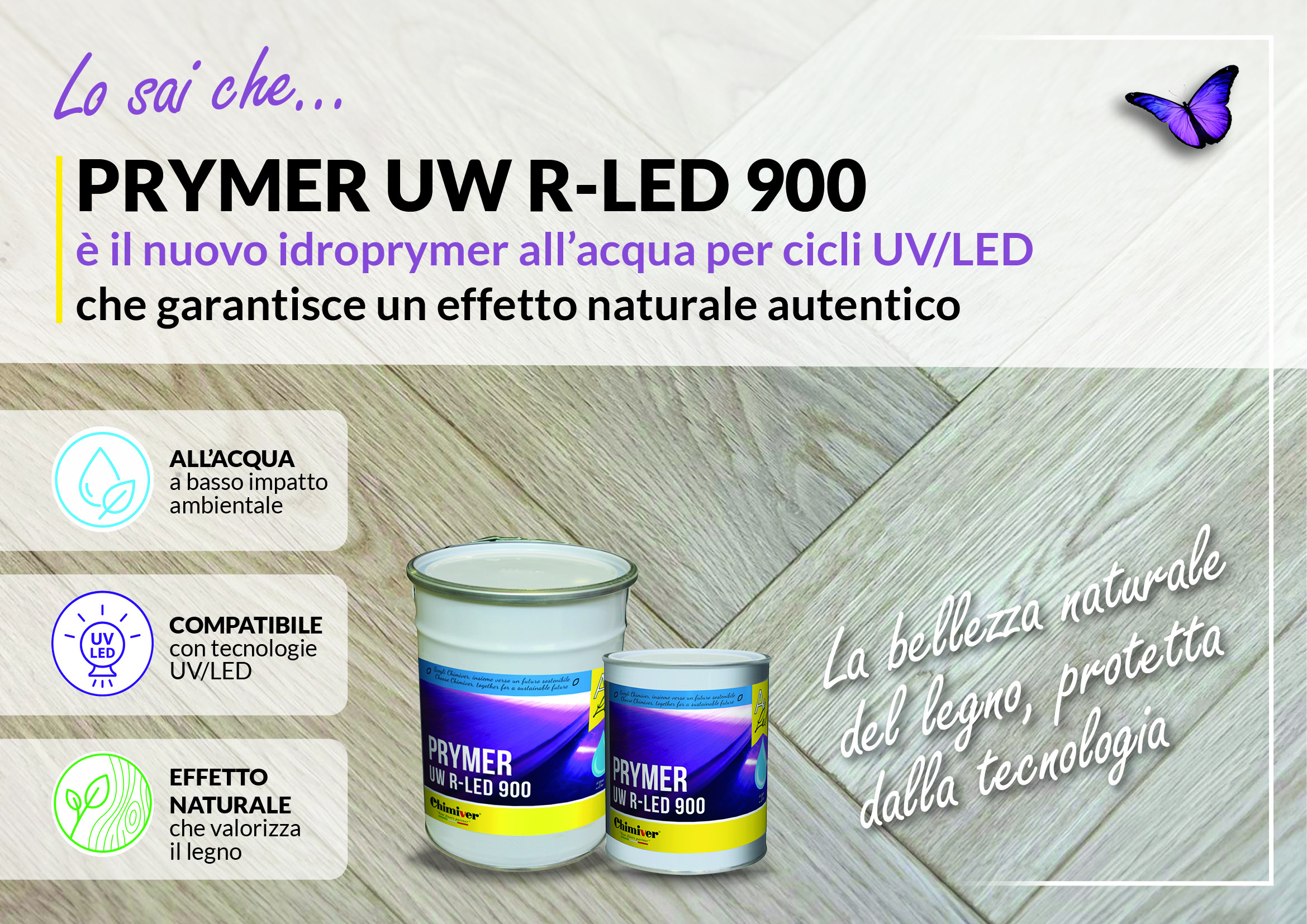 PRYMER UW R-LED 900: The New UV/LED Water-Based Primer for Natural-Effect Industrial Parquet Flooring